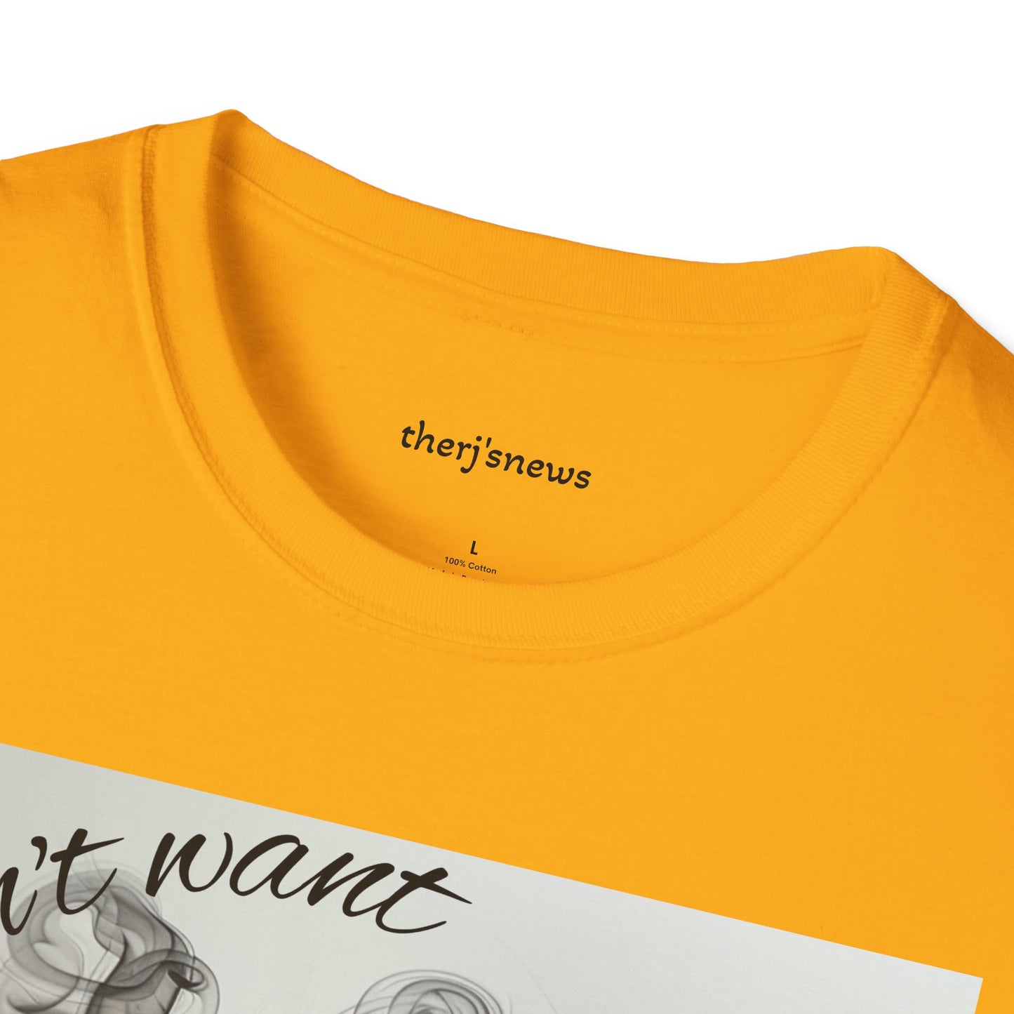 Stylish Unisex Softstyle T-Shirt with Smoky Artwork, Casual Wear, Gift for Smokers, Unique Graphic Tee, Statement Shirt, Trendy Apparel