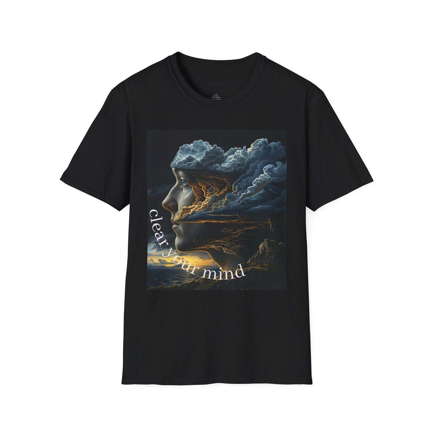 Mindful Serenity T-Shirt | Vintage Graphic Tee, Cozy Casual Wear, Unique Gift, Meditation Apparel, Artistic Statement