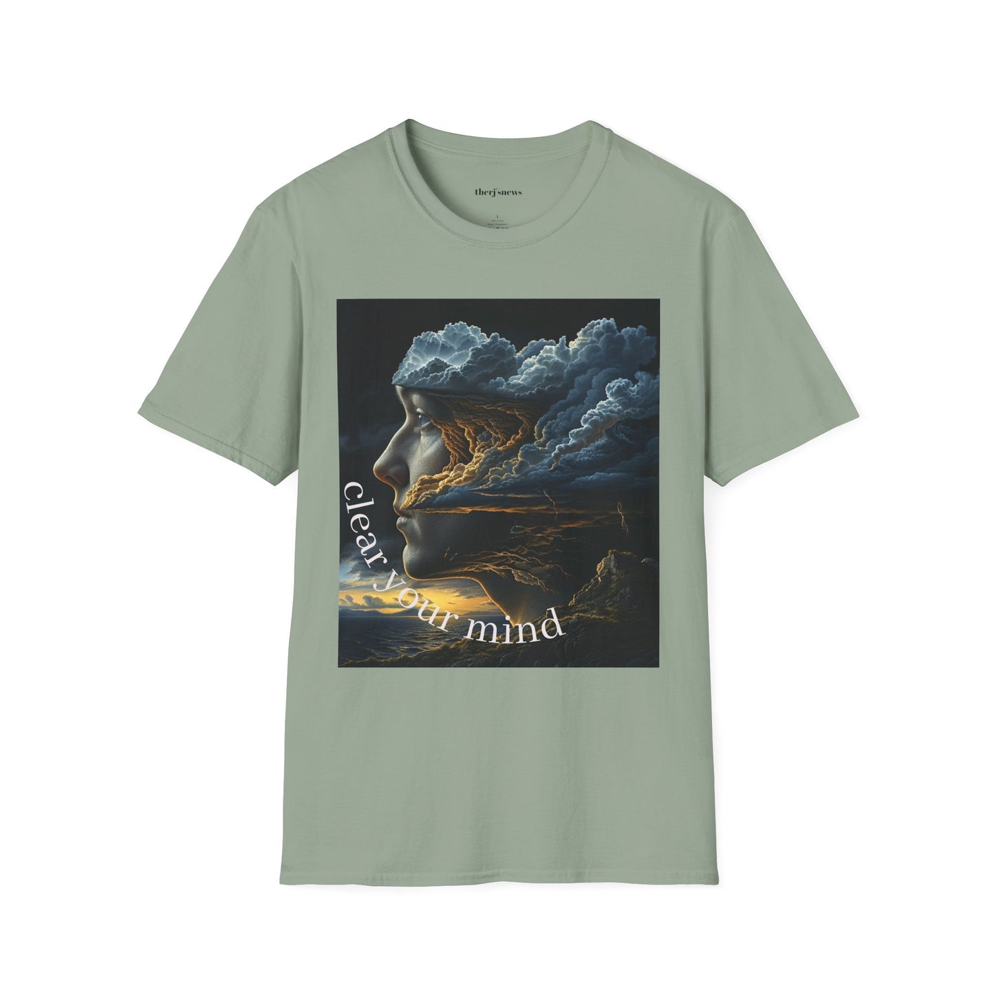Mindful Serenity T-Shirt | Vintage Graphic Tee, Cozy Casual Wear, Unique Gift, Meditation Apparel, Artistic Statement