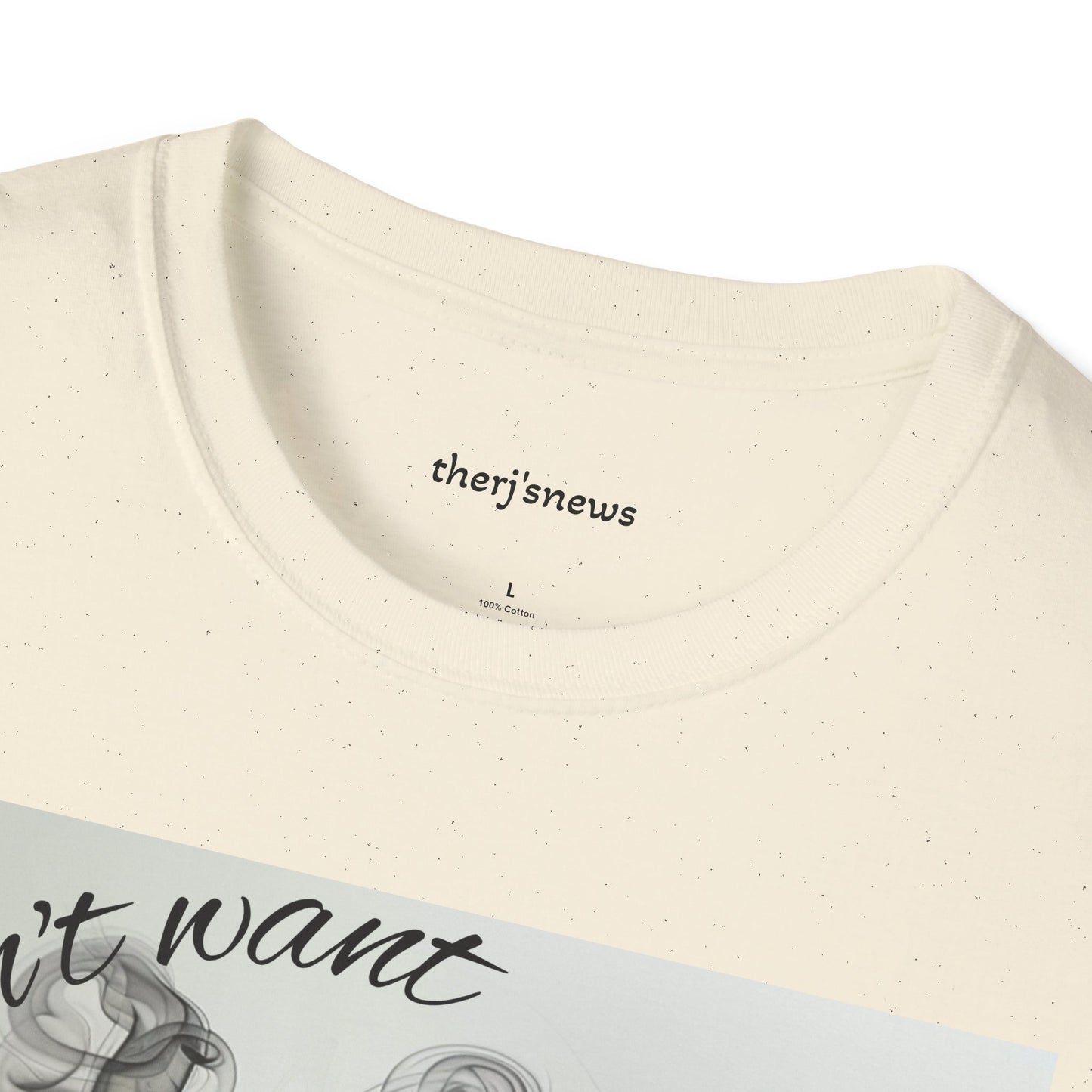 Stylish Unisex Softstyle T-Shirt with Smoky Artwork, Casual Wear, Gift for Smokers, Unique Graphic Tee, Statement Shirt, Trendy Apparel