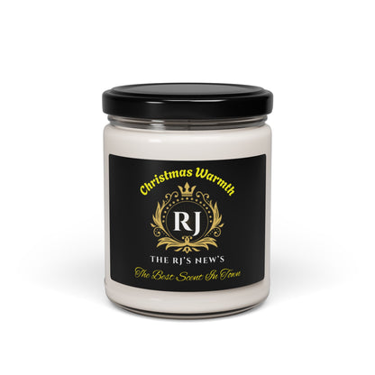 Christmas Warmth Scented Soy Candle - Fall Decor, Aromatherapy Gift, Cozy Home Fragrance, Holiday Essential, Relaxation Treat