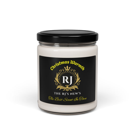Christmas Warmth Scented Soy Candle - Fall Decor, Aromatherapy Gift, Cozy Home Fragrance, Holiday Essential, Relaxation Treat