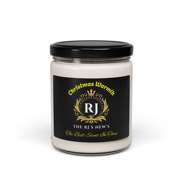 Christmas Warmth Scented Soy Candle - Fall Decor, Aromatherapy Gift, Cozy Home Fragrance, Holiday Essential, Relaxation Treat