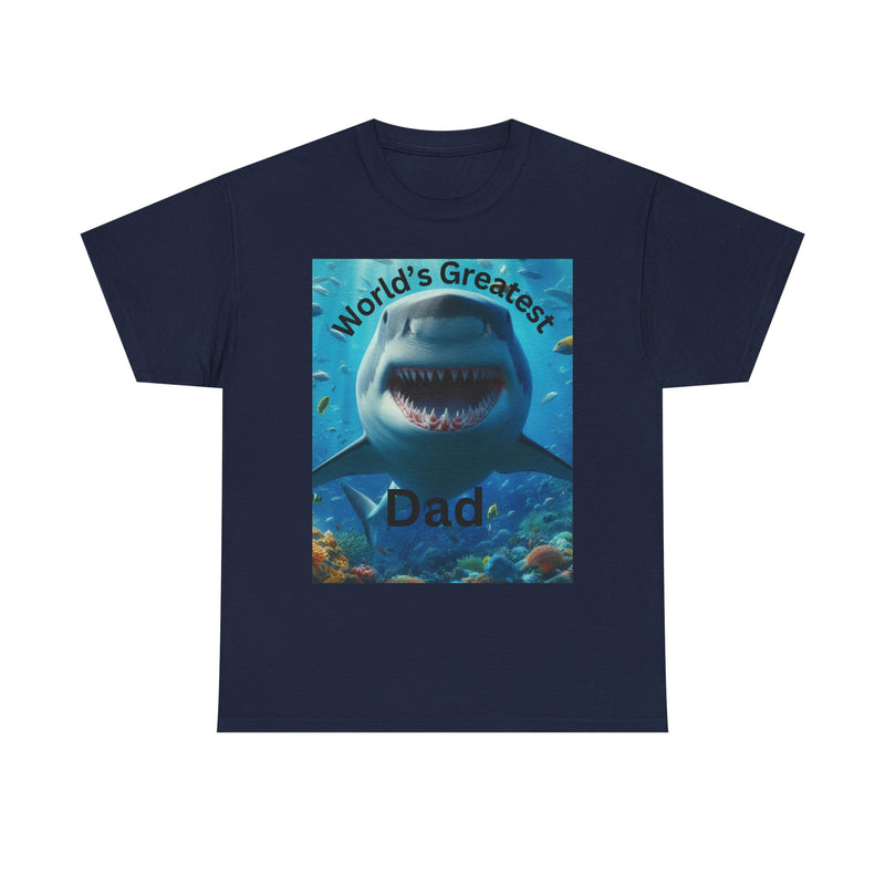 World's Greatest Dad Unisex Heavy Cotton Tee - Perfect for Father's Day and Everyday Wear