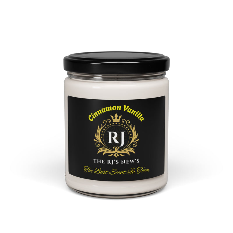 Cinnamon Vanilla Scented Soy Candle - Fall Decor, Aromatherapy Gift, Cozy Home Fragrance, Holiday Essential, Relaxation Treat