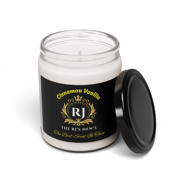 Cinnamon Vanilla Scented Soy Candle - Fall Decor, Aromatherapy Gift, Cozy Home Fragrance, Holiday Essential, Relaxation Treat