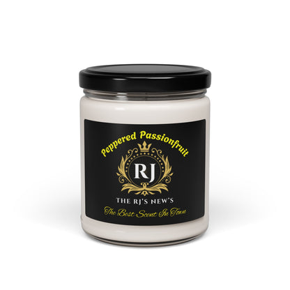 Peppered Passionfruit Scented Soy Candle - Fall Decor, Aromatherapy Gift, Cozy Home Fragrance, Holiday Essential, Relaxation Treat