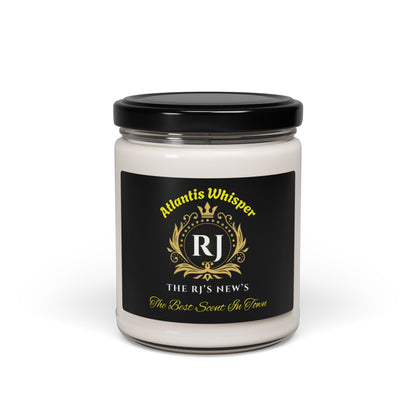 Atlantis Whisper Scented Soy Candle - Fall Decor, Aromatherapy Gift, Cozy Home Fragrance, Holiday Essential, Relaxation Treat