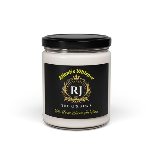 Atlantis Whisper Scented Soy Candle - Fall Decor, Aromatherapy Gift, Cozy Home Fragrance, Holiday Essential, Relaxation Treat
