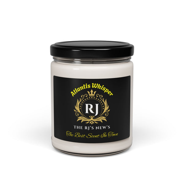 Atlantis Whisper Scented Soy Candle - Fall Decor, Aromatherapy Gift, Cozy Home Fragrance, Holiday Essential, Relaxation Treat