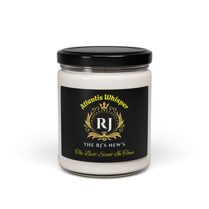 Atlantis Whisper Scented Soy Candle - Fall Decor, Aromatherapy Gift, Cozy Home Fragrance, Holiday Essential, Relaxation Treat