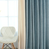 Rideau chenille simple et solide, couture directe d'usine, rideau d'ombrage élevé, fini pour salon et chambre à coucher