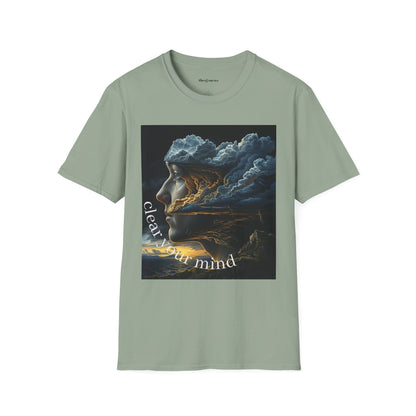 Mindful Serenity T-Shirt | Vintage Graphic Tee, Cozy Casual Wear, Unique Gift, Meditation Apparel, Artistic Statement