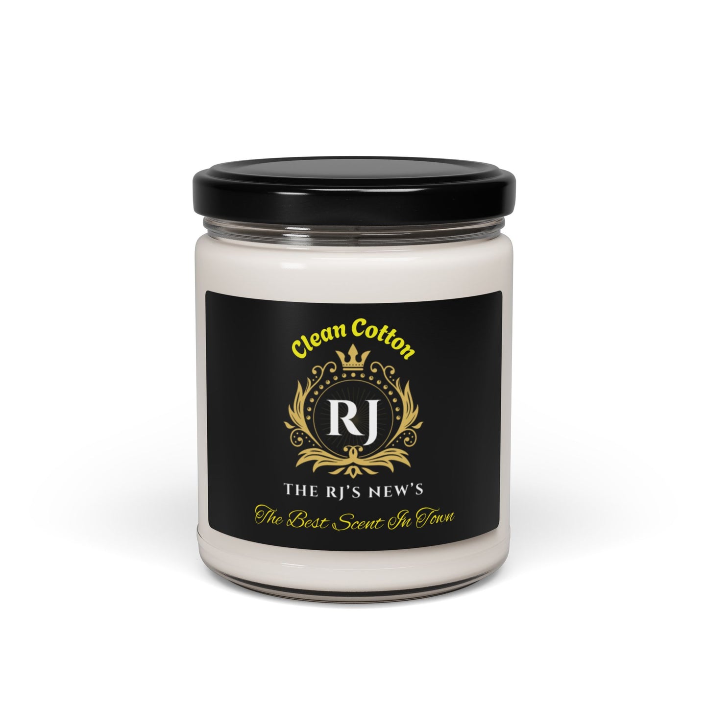 Clean Cotton Scented Soy Candle - Fall Decor, Aromatherapy Gift, Cozy Home Fragrance, Holiday Essential, Relaxation Treat