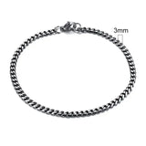 Bold Stainless Steel Miami Curb Chain Bracelet