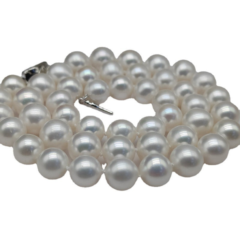 Collier de perles d'eau douce en argent S925
