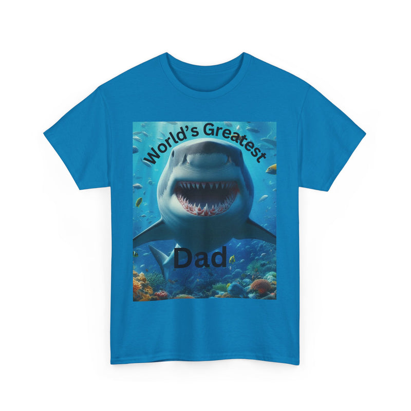 World's Greatest Dad Unisex Heavy Cotton Tee - Perfect for Father's Day and Everyday Wear