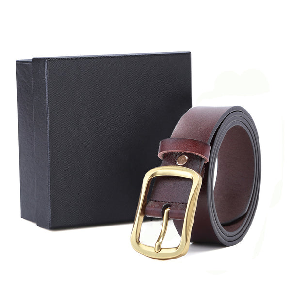 Fashion Automatic Buckle Leather Men's Belt