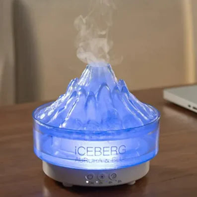 Glacier Lava Humidifier Simulation Flame Aroma Diffuser