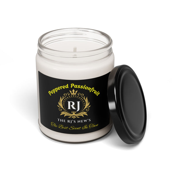 Peppered Passionfruit Scented Soy Candle - Fall Decor, Aromatherapy Gift, Cozy Home Fragrance, Holiday Essential, Relaxation Treat