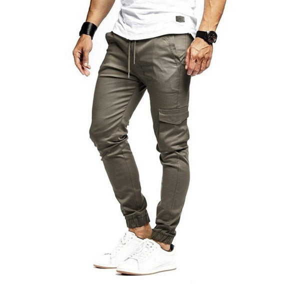 Men's Casual Sports Solid Color Trousers
