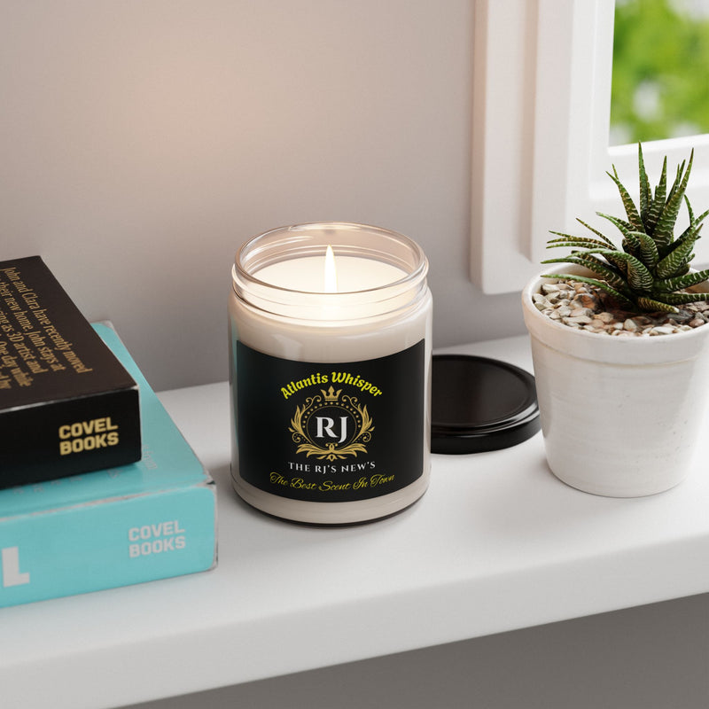Atlantis Whisper Scented Soy Candle - Fall Decor, Aromatherapy Gift, Cozy Home Fragrance, Holiday Essential, Relaxation Treat