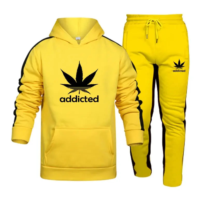 Men's Sweat-Shirt Set Hoodies And Sweatpants