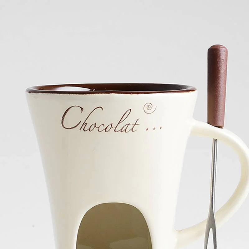 Ceramic Chocolate Warmer Mug