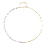 Sterling Silver French Millet Pearl Choker