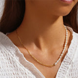 Sterling Silver French Millet Pearl Choker