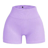 Seamless High-Waist Yoga Shorts