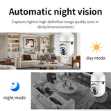 360° 1080P IP E27 Light Bulb Camera Wi-Fi IR Night Smart Home Wireless Security