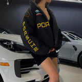 Culture Yoru Porsche Racing Bomber Jacket