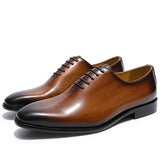 Chaussures Oxford en cuir pour hommes