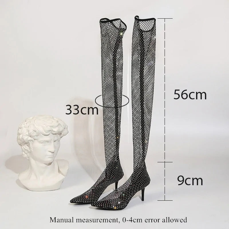 Bottes sexy au dessus du genou pour femmes