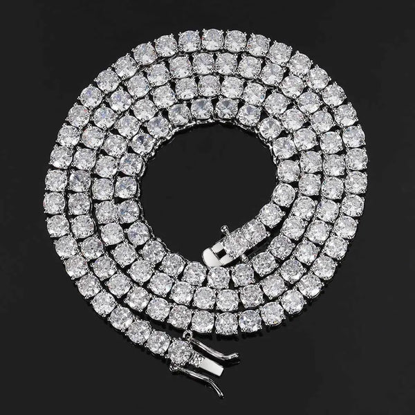Customized Zircon Tennis Necklace Jewelry For Women