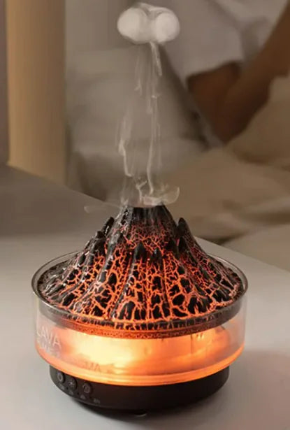 Glacier Lava Humidifier Simulation Flame Aroma Diffuser