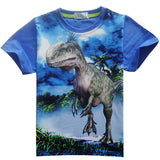 T-shirt pour enfants, costume de dinosaure à manches courtes