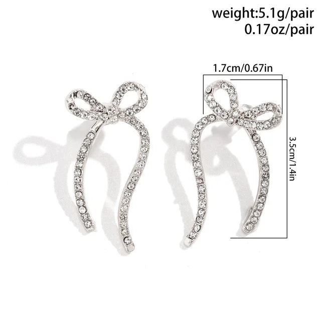 Bowknot Dangle Earrings