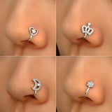 1 Piece Copper Fake Piercing Nose Ring