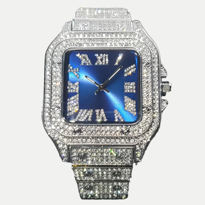 Ice Out Diamond Square Watch