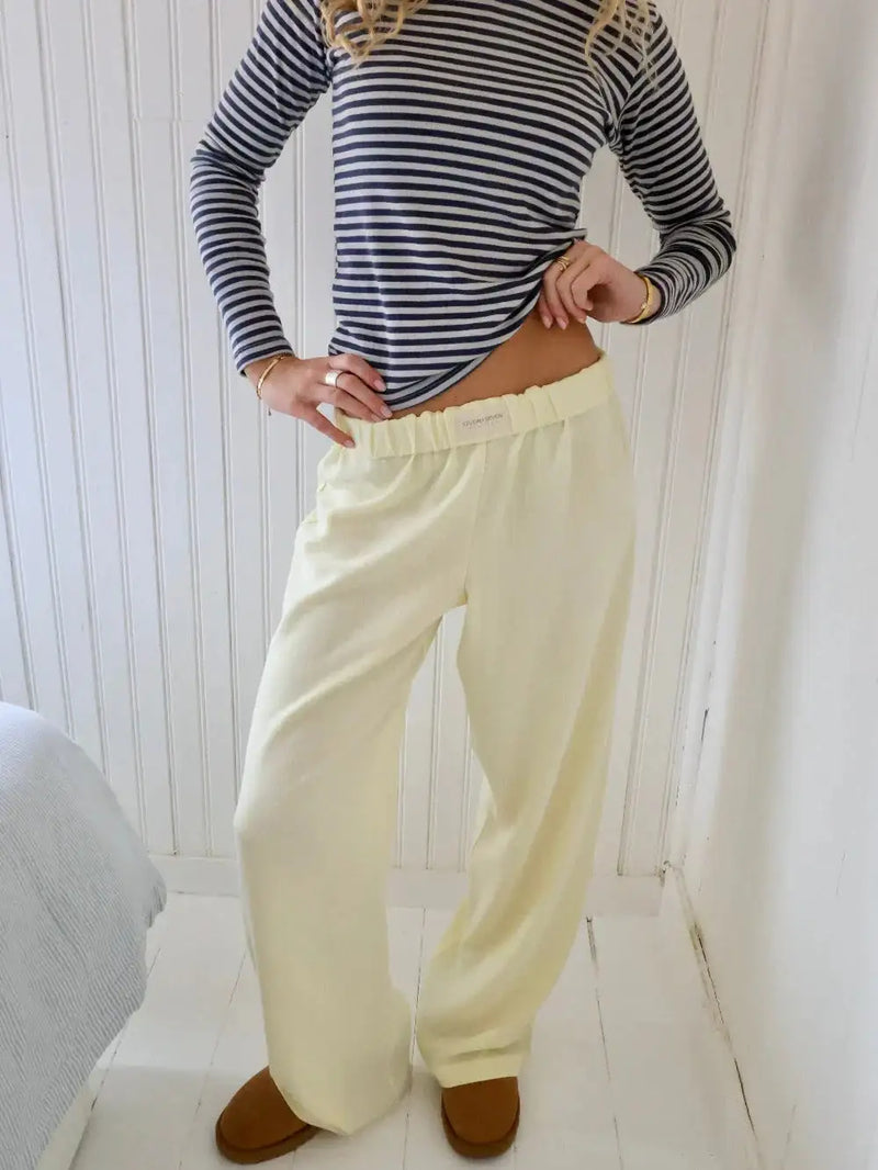 Wide Leg Loose Fit Pants