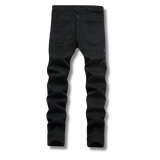 Black Python Jeans