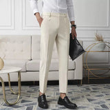 Pantalon slim business sans repassage