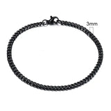 Bold Stainless Steel Miami Curb Chain Bracelet