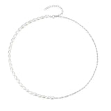 Collier ras du cou en argent sterling et perles de millet françaises