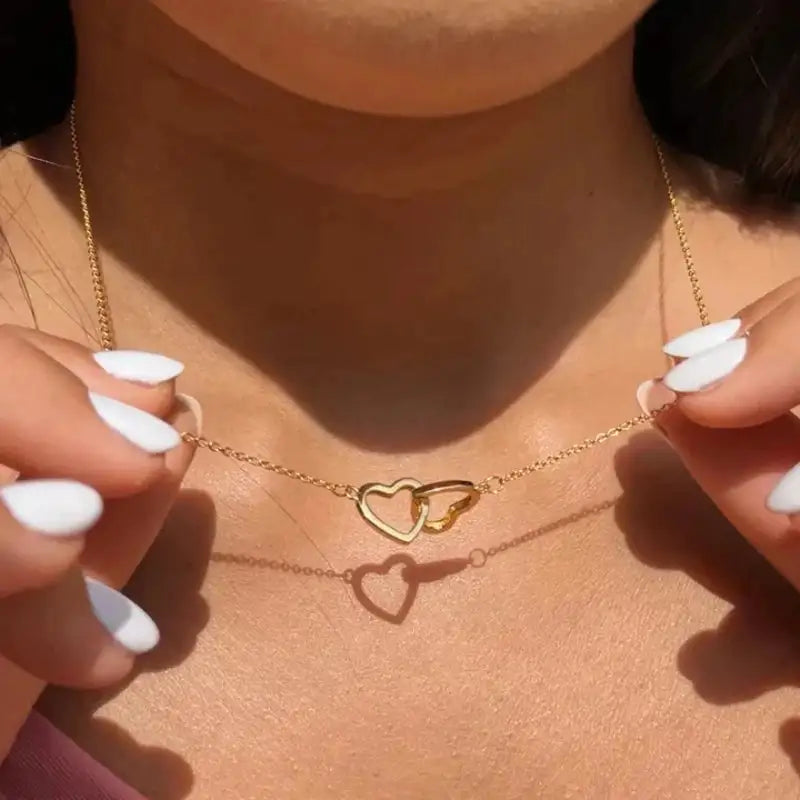 Collier coeur gravé personnalisé