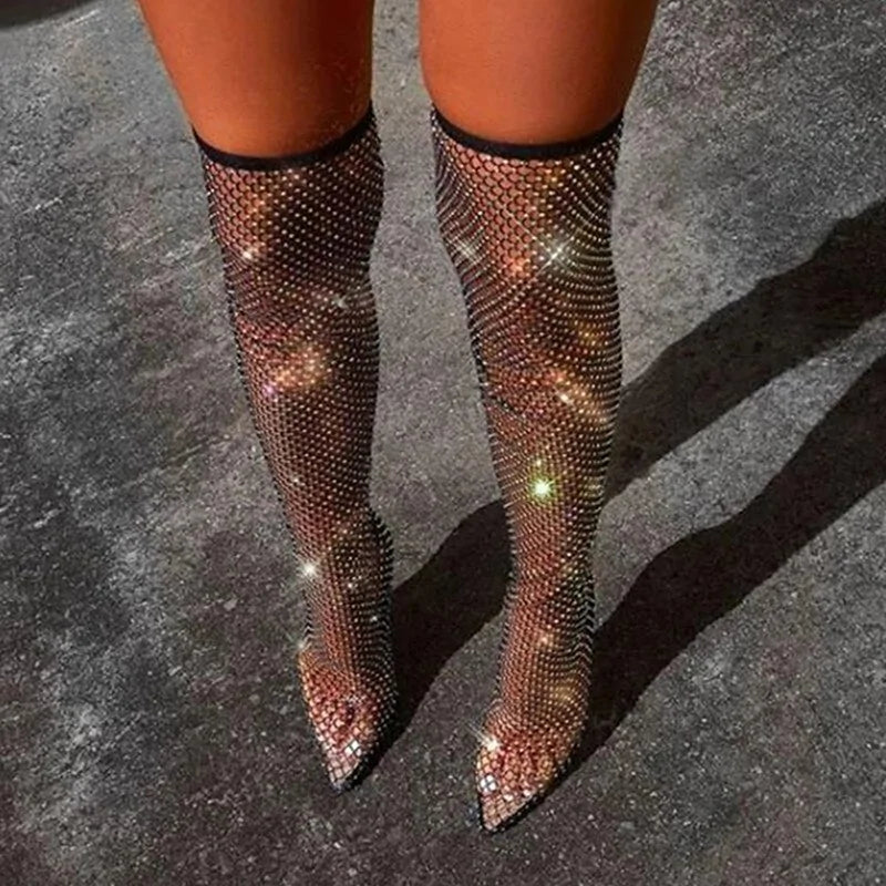 Bottes sexy au dessus du genou pour femmes