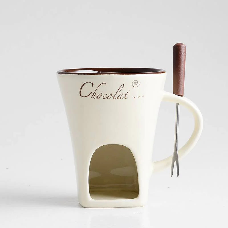 Ceramic Chocolate Warmer Mug